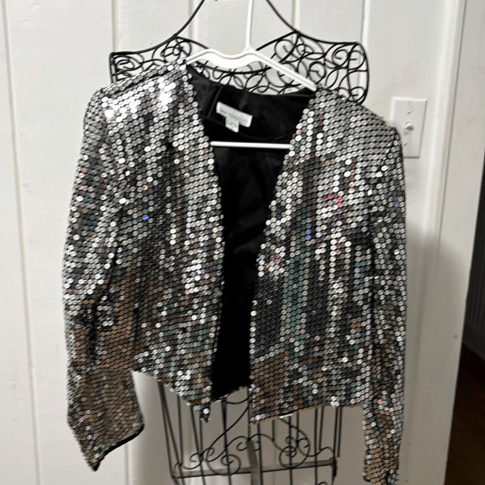Vintage satin bolero jacket